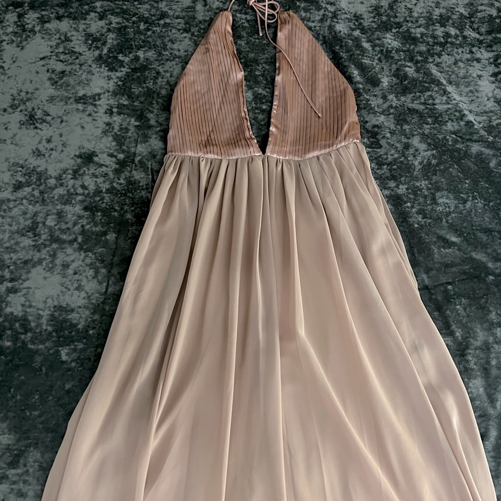 HALTER MAXI DRESS XS - Picture 2 of 8